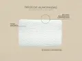 Almohada personalizada con forma anatómica que se adapta a las cervicales para un descanso más reparador.