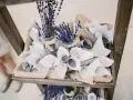 Conos de arroz y lavanda, perfectos regalos invitados boda hecho a mano.
