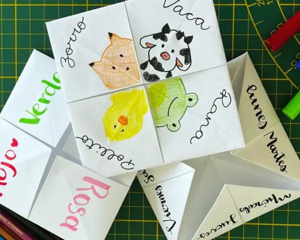 Come-cocos con dibujos de animales y días de la semana, listos para jugar. ¡Ideas creativas para divertirse!