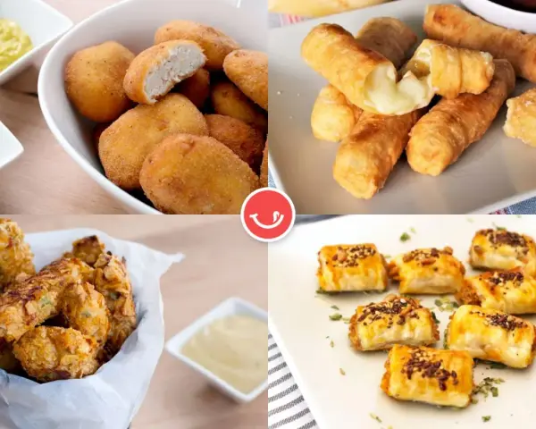Nuggets, tequeños, palitos de queso y más: ideas deliciosas que poner en un cumpleaños.
