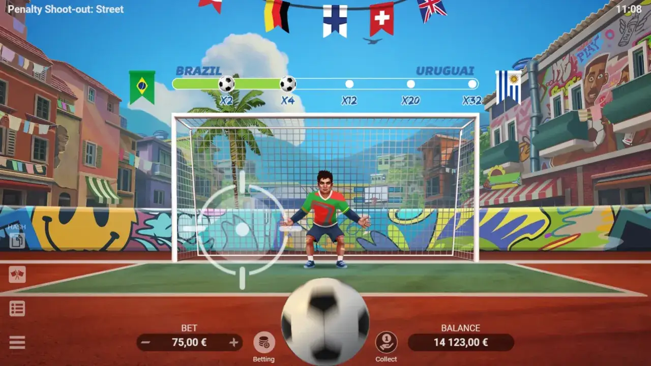 El instant game de penaltis